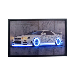 70 x 40cm Car Frame with Lights