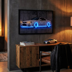 70 x 40cm Car Frame with Lights