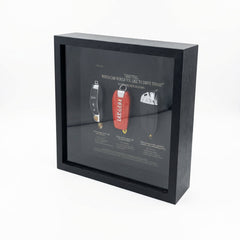25 x 25cm Sports Car Key Frame Black