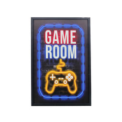 70 x 40cm Game Room Wall Art Multicoloured