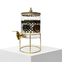 3.6lt Islamic Print Beverage Dispenser Clear