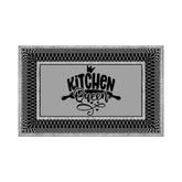 "Kitchen Queen" 50 x 80cm Kitchen Mat Black