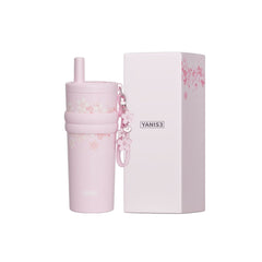 5D Print 550ml Flask with Straw Pink