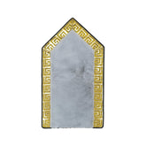 70 x 130cm Musallah Light Grey & Gold