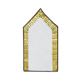 70 x 130cm Musallah White & Gold