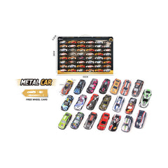 48 Piece Pull-Back Car Set Assorted