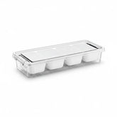 4 Compartment Storage Box White