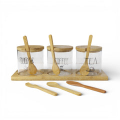 7 Piece Canister Set Clear