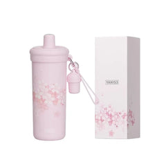 5D Print 600ml Flask with Straw Pink