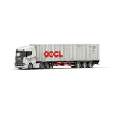 1:64 Alloy Scania Truck with Container Grey