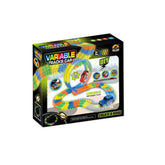 76 Piece Variable Tracks Car