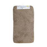 2 Piece Bathroom Mat Set Brown