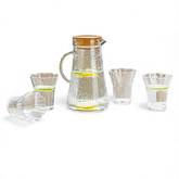 5 Piece Jug & Tumbler Set Clear