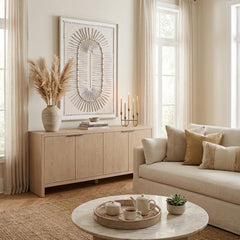 80 x 120cm Sculptural, Abstract Design Painting Cream