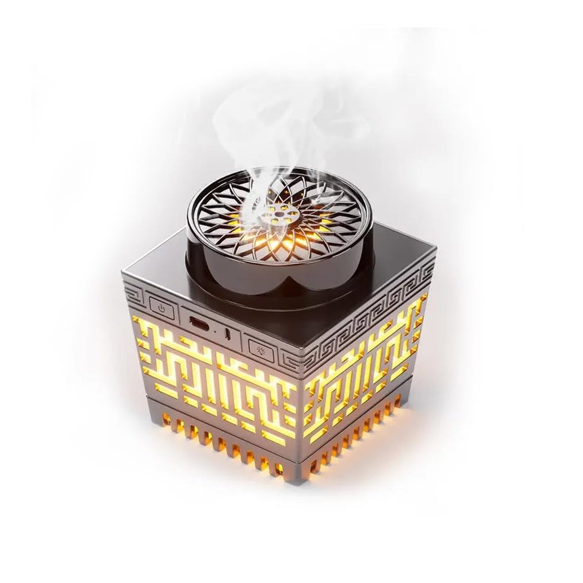 3-in-1 Electric Bakhoor Burner Black