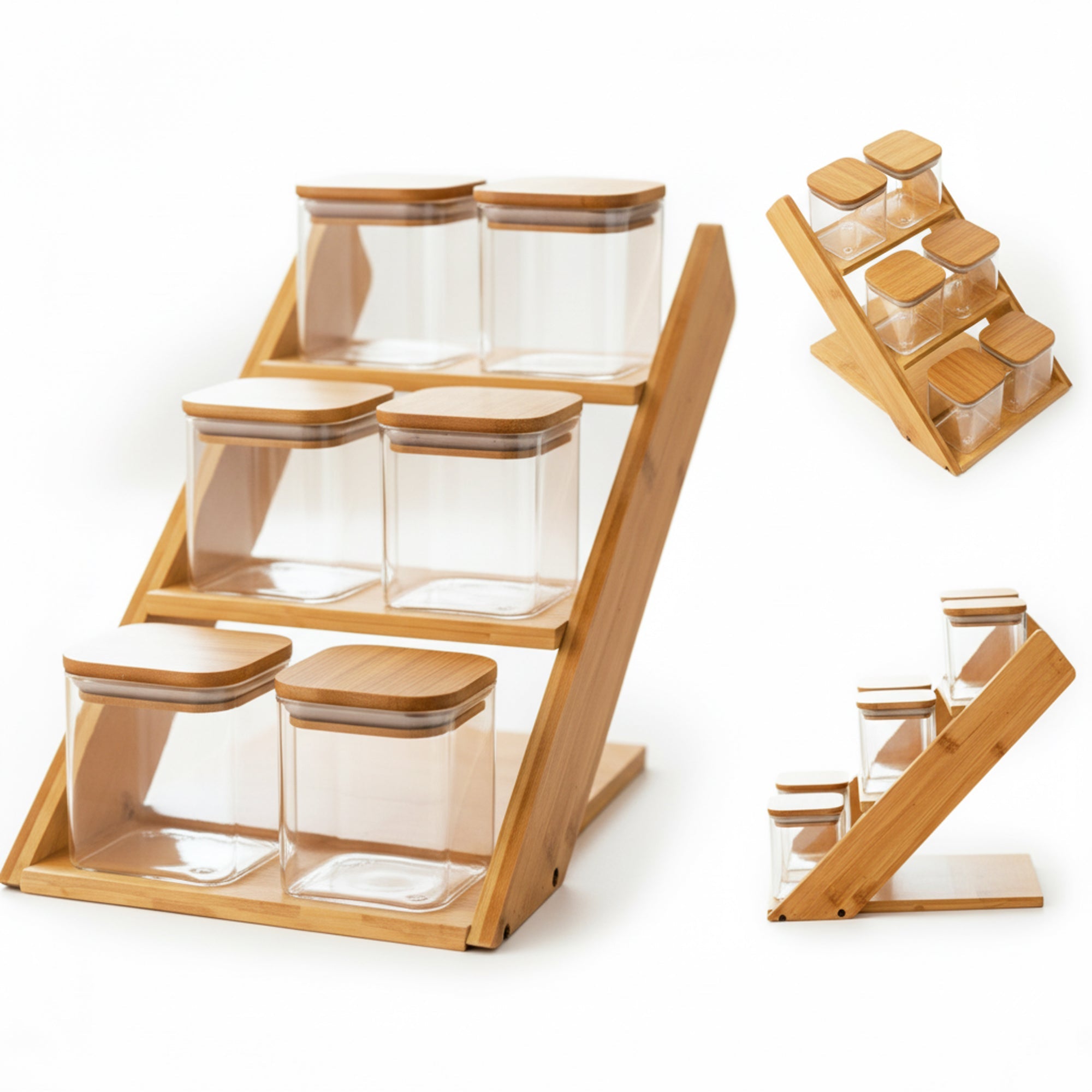 7 Piece Canister Set Clear