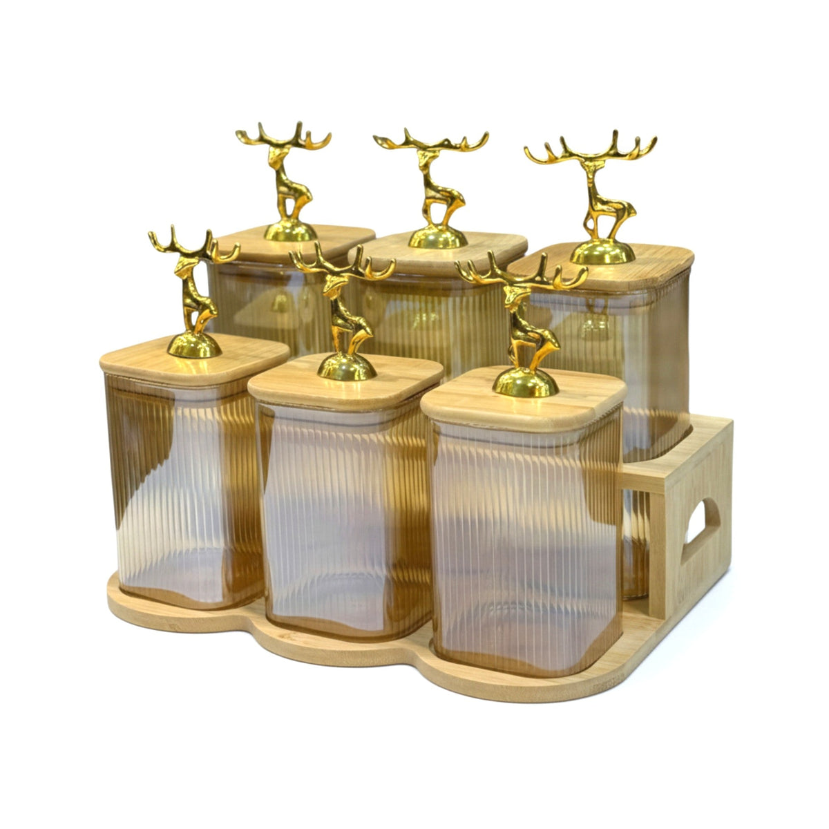7 Piece Canister Set Clear