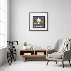 40 x 40cm Bicycle Frame Yellow
