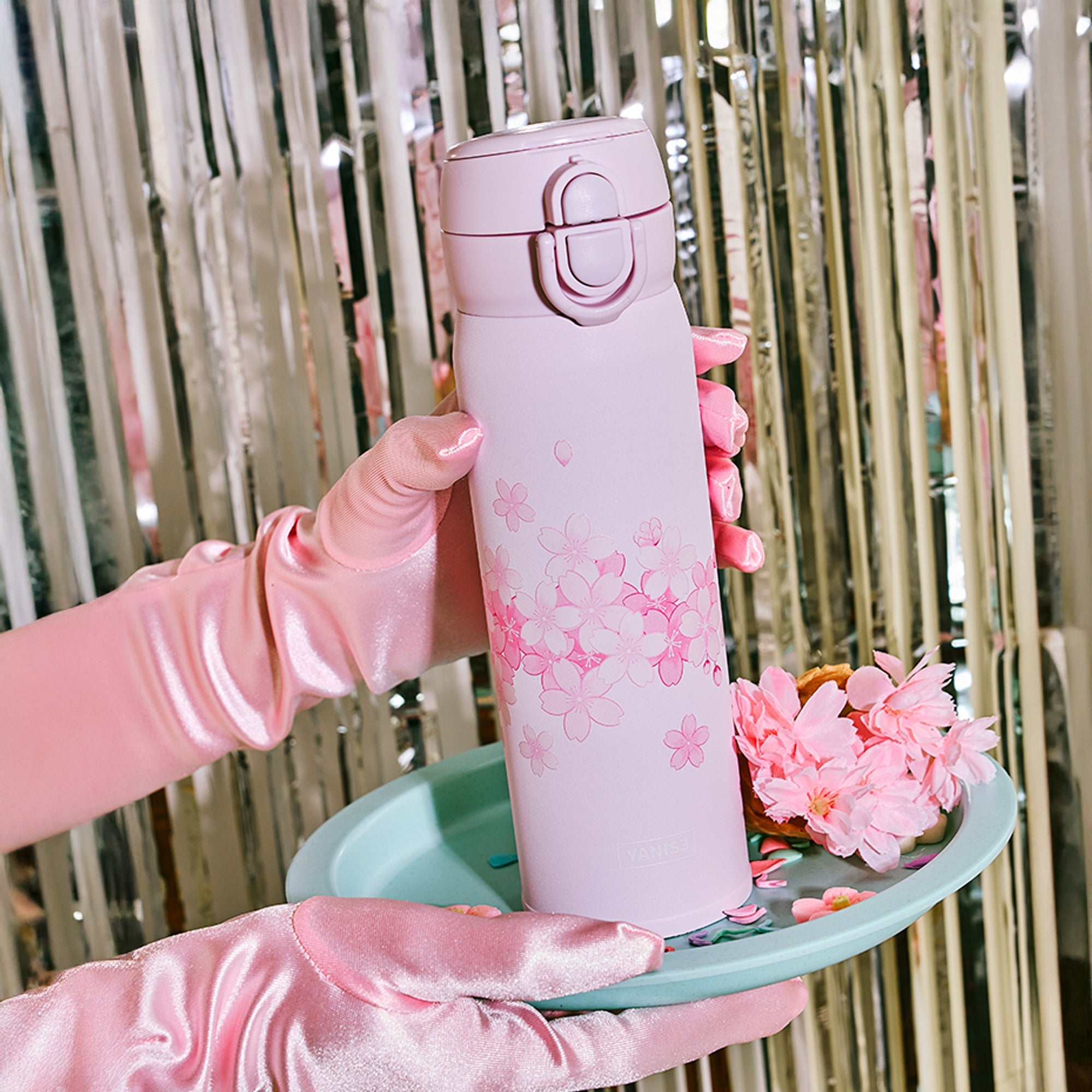 5D Print 500ml Flask with Clip Lock Pink