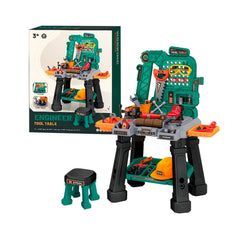 87 Piece Tool Table Toy Multicoloured