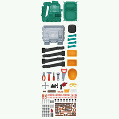 87 Piece Tool Table Toy Multicoloured