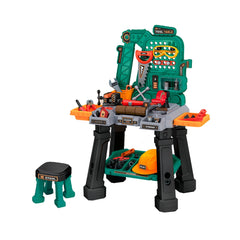 87 Piece Tool Table Toy Multicoloured
