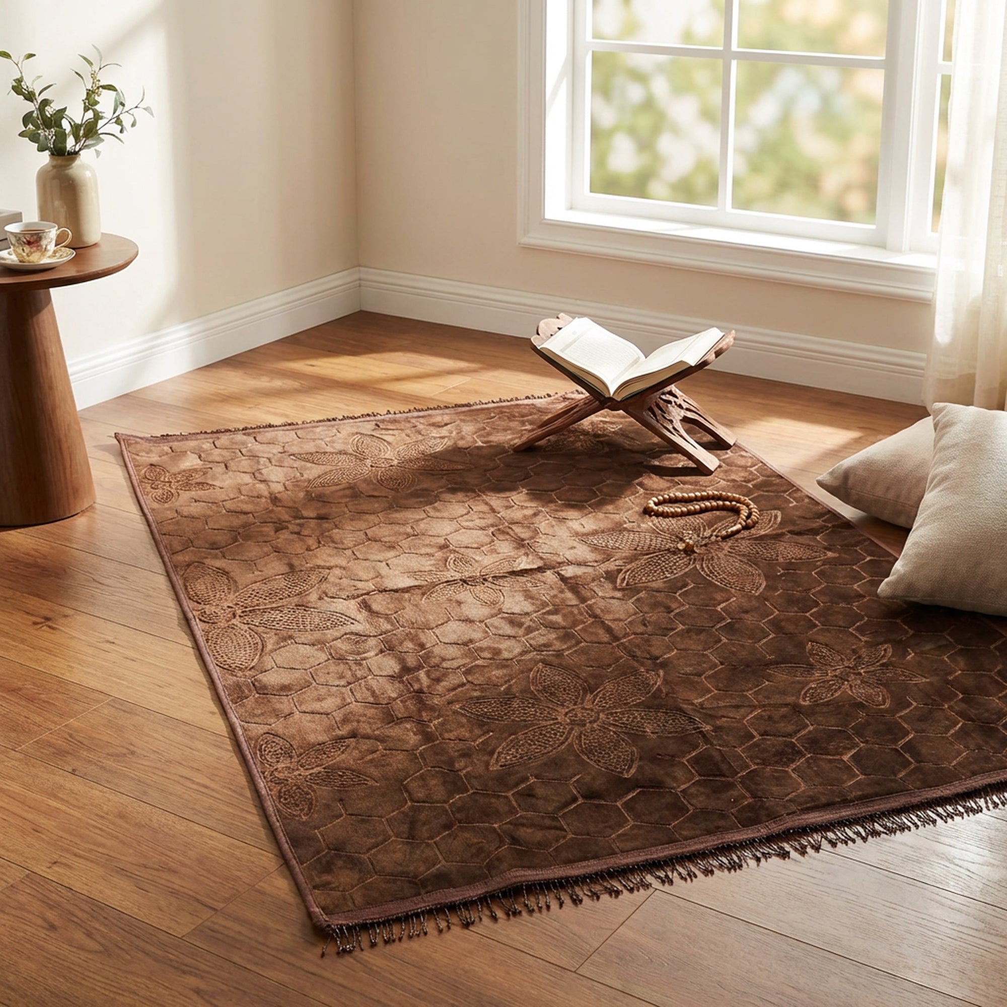 1.6 x 2.3m Musallah Brown