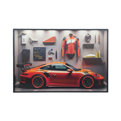 120 x 80cm Car Frame with Accessories Orange
