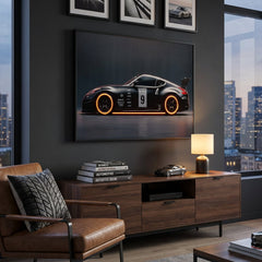 120 x 80cm Car Frame Black