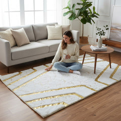 2 x 2.3m Carpet White