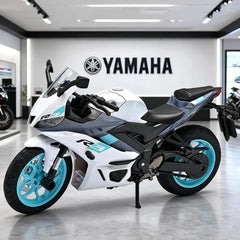 1:12 Diecast Motorcycle Model Light Blue