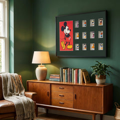60 x 80cm Mickey Mouse Wall Art Multicoloured