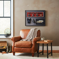 60 x 80cm Fishing Frame Black & Red