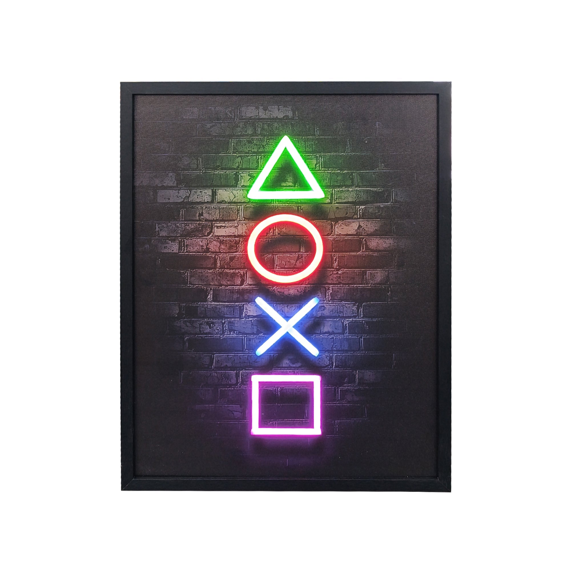 70 x 40cm Gaming Room Wall Art Multicoloured