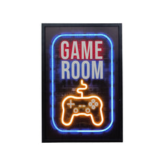 70 x 40cm Game Room Wall Art Multicoloured