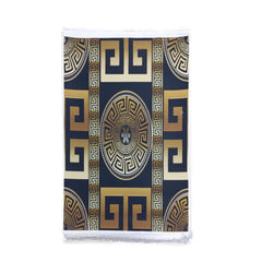 1 x 1.5m Carpet Black & Gold
