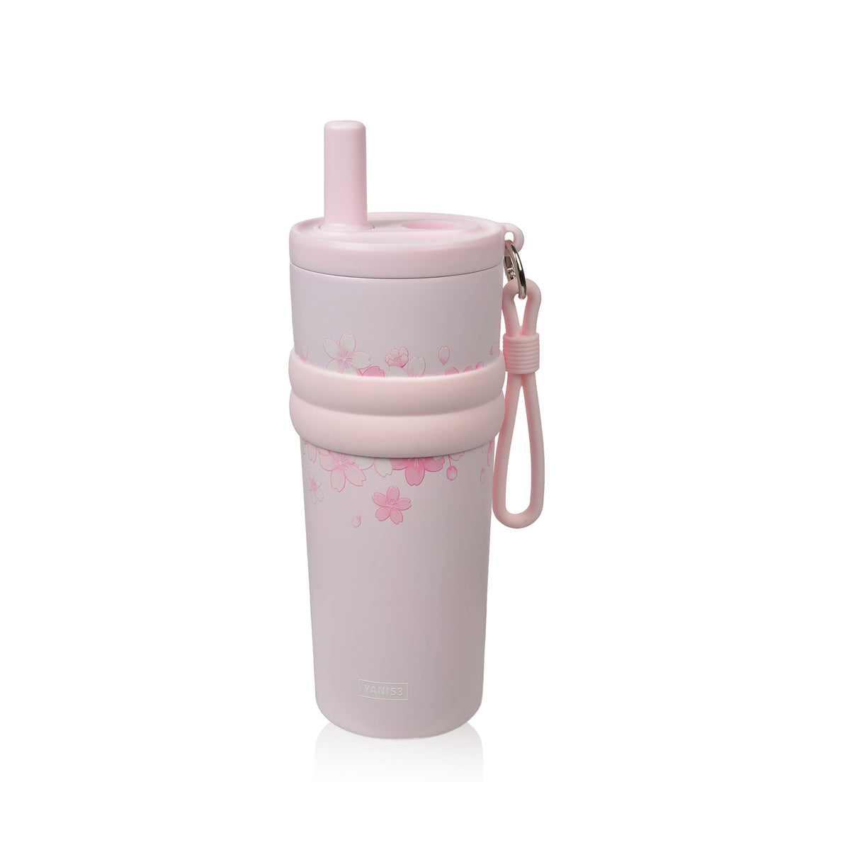 5D Print 550ml Flask with Straw Pink