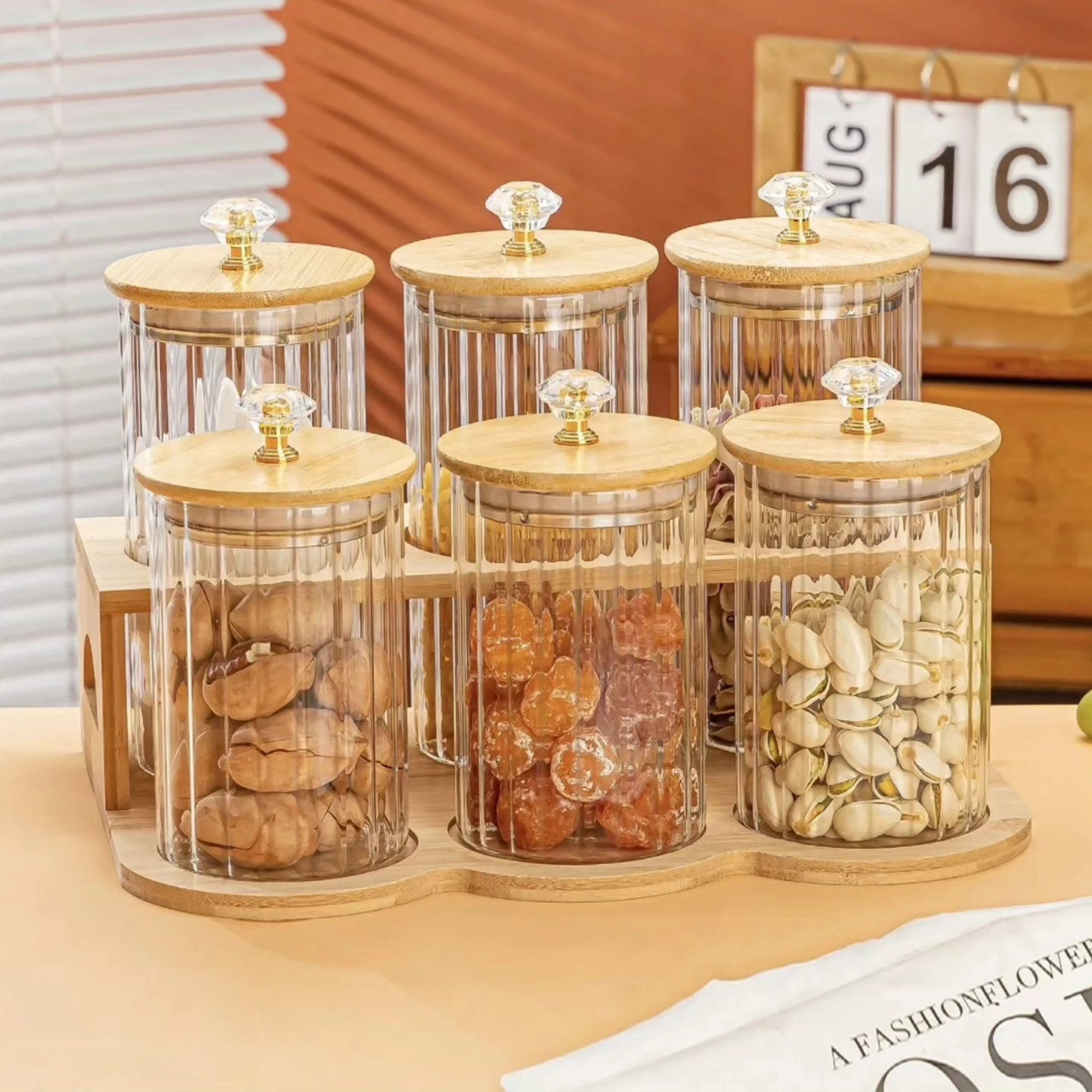 7 Piece Canister Set Clear