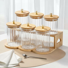 7 Piece Canister Set Clear