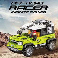 293 Piece Off Road Racer Infinite Power Building Blocks Set Green