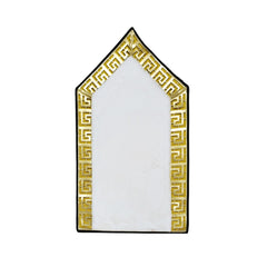 70 x 130cm Musallah White & Gold