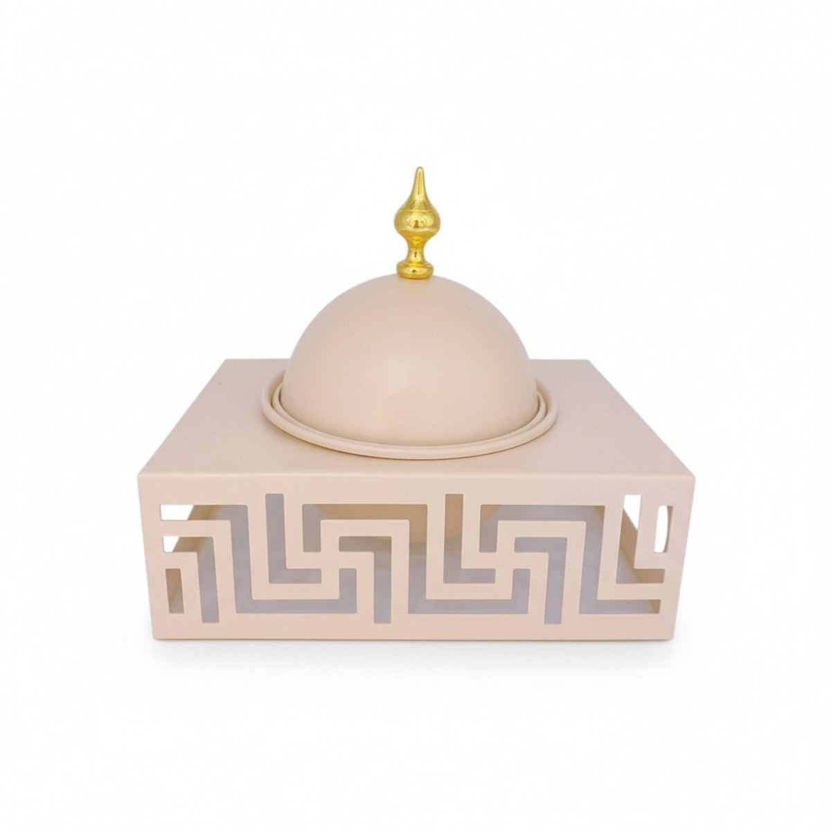 1 Compartment Snack Server Cream & Gold
