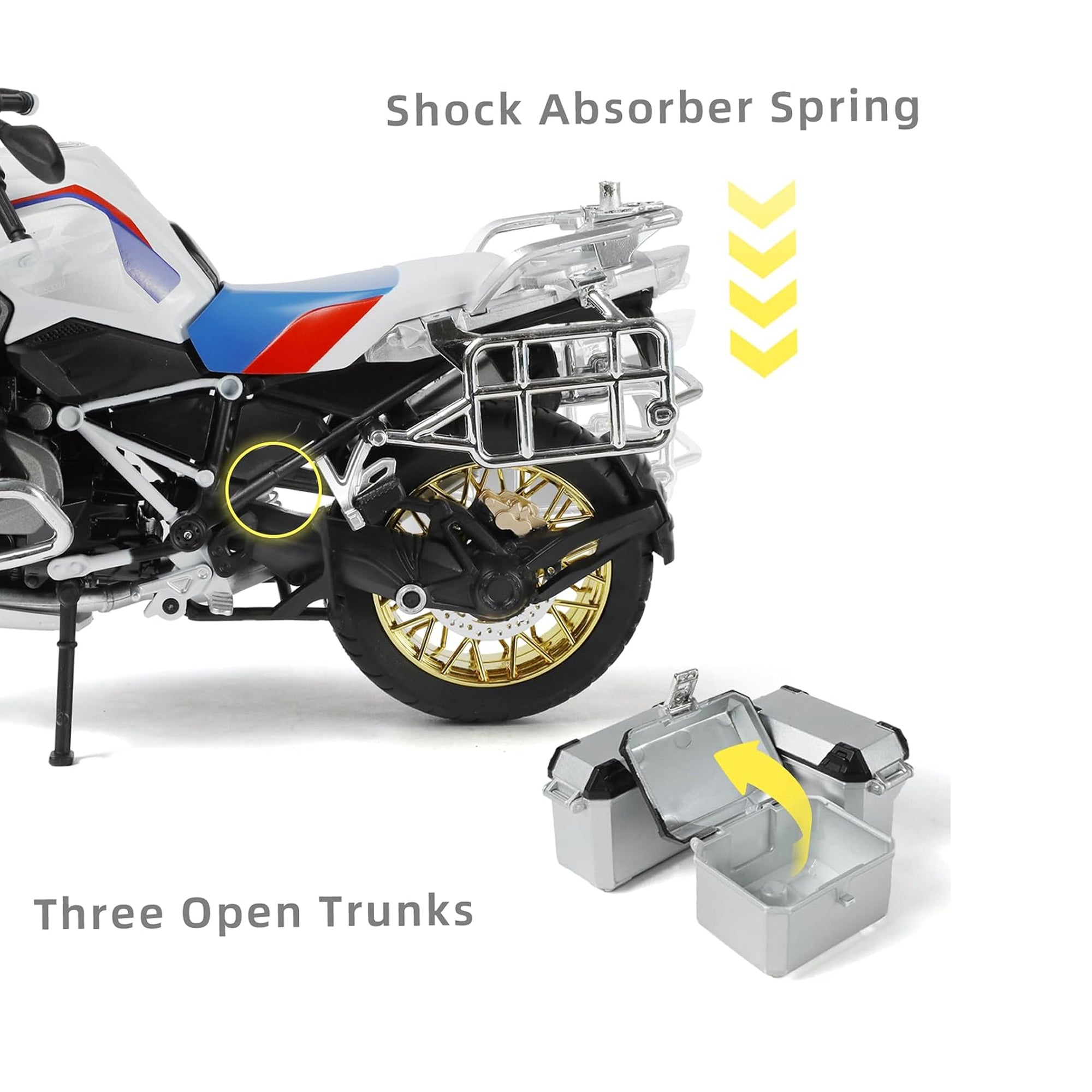 1:9 Motorcycle Model Multicoloured