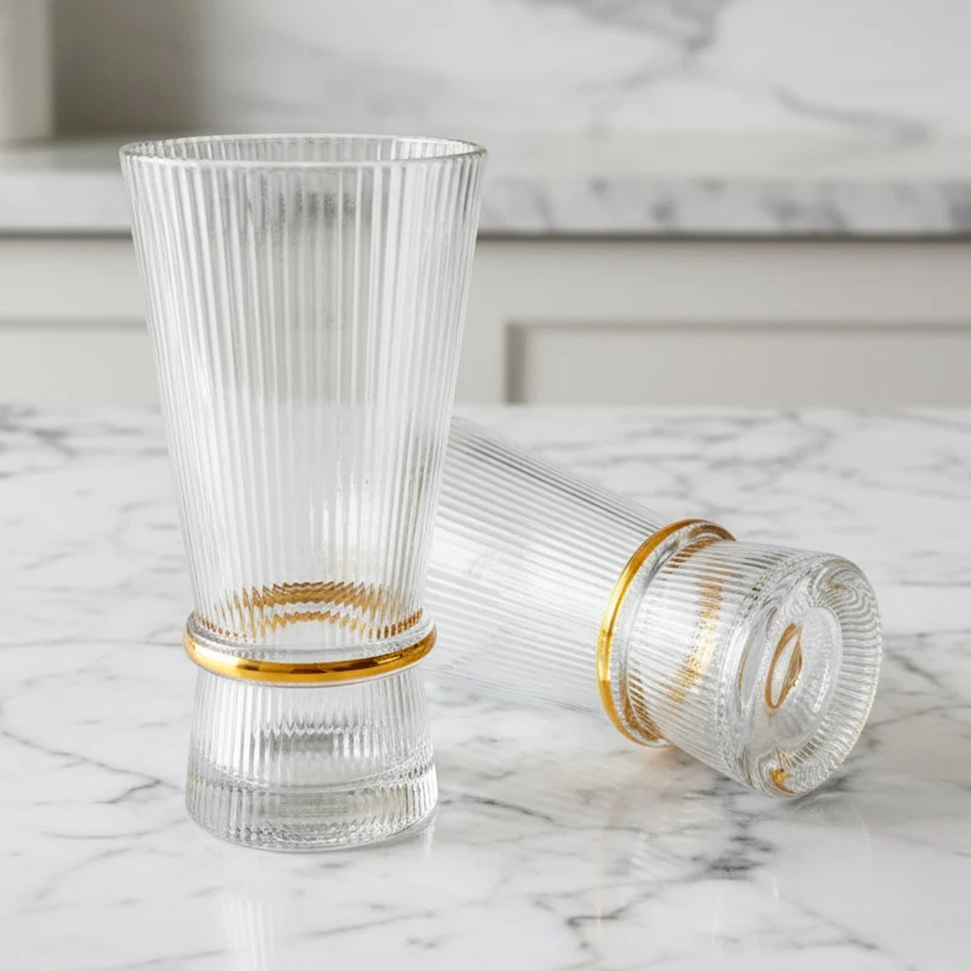 6 Piece 400ml Tumbler Set Clear
