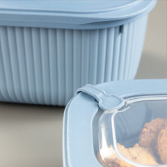 3 Piece Line Storage Container Set Blue