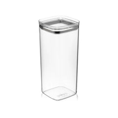 2.1Lt Square Airtight Food Container Grey
