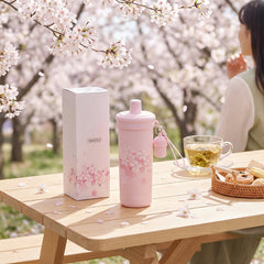 5D Print 600ml Flask with Straw Pink