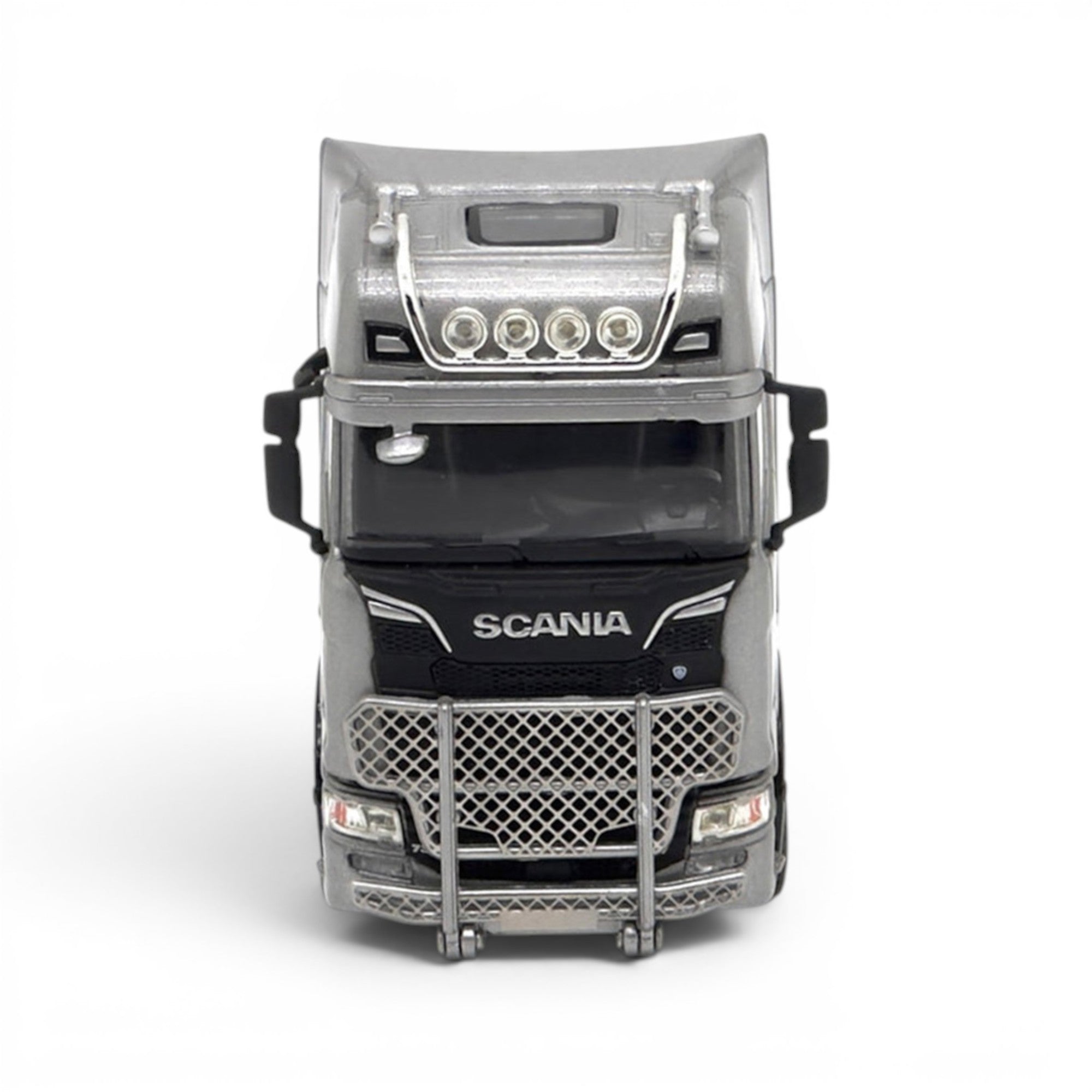 1:64 Alloy Scania Truck with Container Yellow