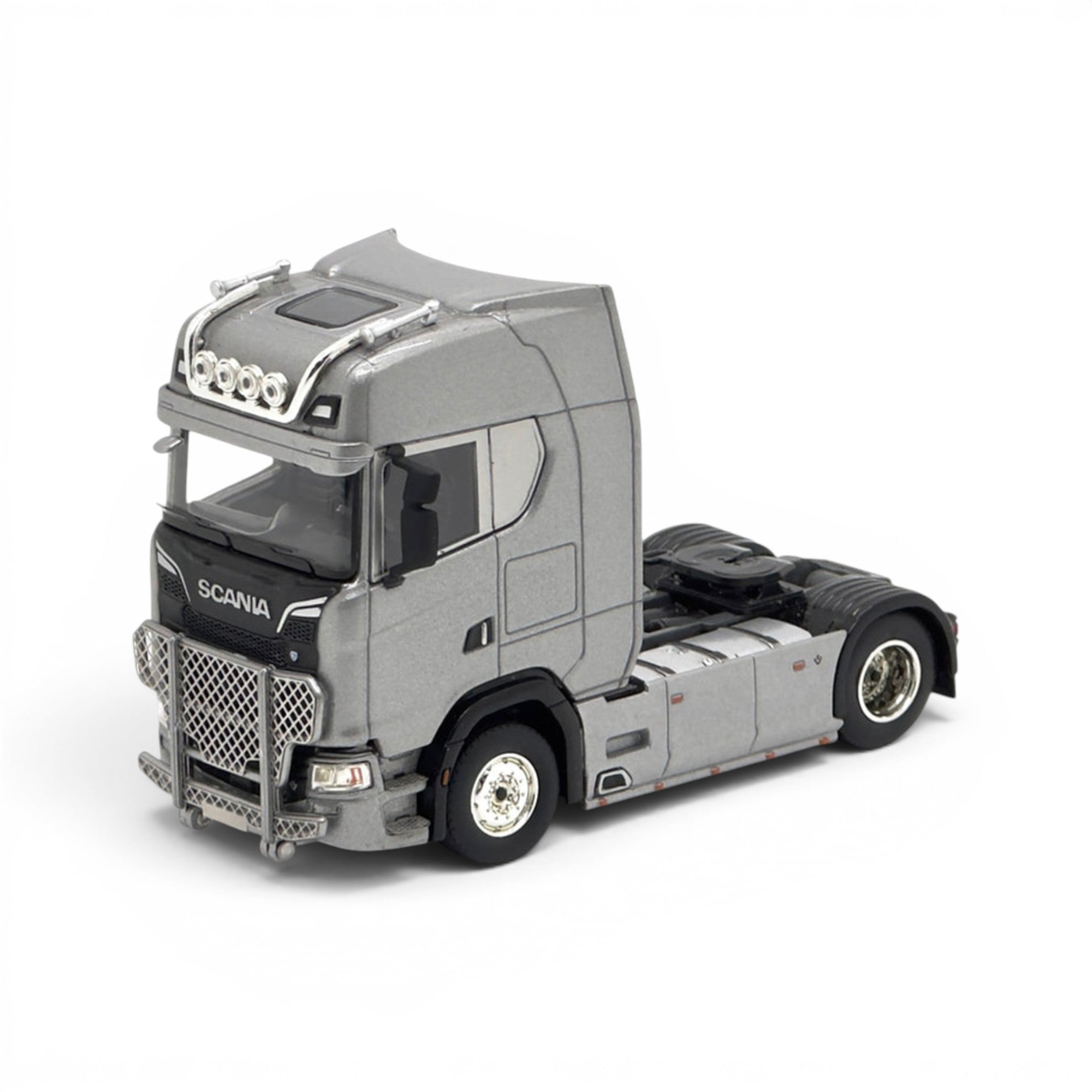 1:64 Alloy Scania Truck with Container Red
