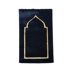 70 x 130cm Musallah Black & Gold